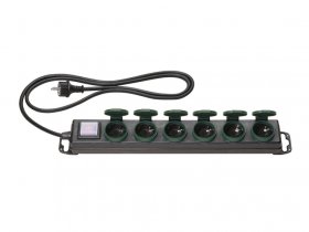 PARKSIDE® Außensteckdosenleiste, IP44, 6-fach / 2x 3-fach