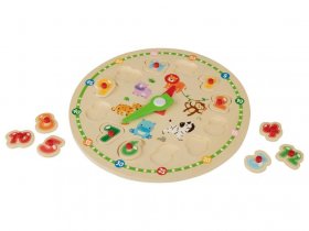 Playtive Labyrinth-Spiel / Stempelpuzzle / Uhrenpuzzle / Fädelspiel / Magnet-Labyrinth