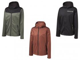 CRIVIT Herren Softshelljacke, winddicht und atmungsaktiv