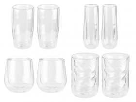 LIVARNO home Thermogläser aus doppelwandigem Borosilikatglas, 4-teilig