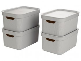 LIVARNO home Aufbewahrungsboxen-Set, mit Deckel