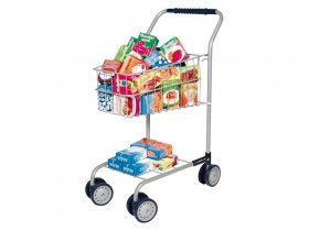 Bayer Design Einkaufswagen mit Inhalt