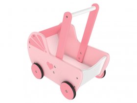 Playtive Puppenwiege / Puppenwagen, aus Echtholz