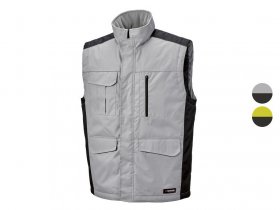 PARKSIDE PERFORMANCE® Herren Arbeitsweste mit gepolstertem Innenfutter