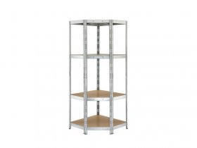 PARKSIDE® Eck-Schwerlastregal, mit 4 Böden, 70x70x180x40 cm, verzinkt