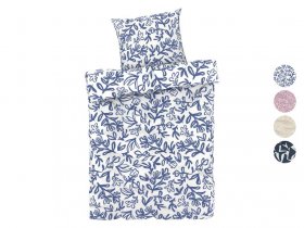 LIVARNO home Renforcé-Bettwäsche-Set, 4-teilig, 135 x 200 cm