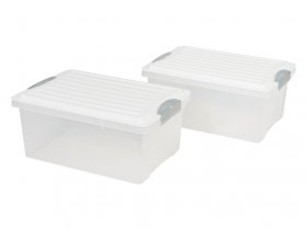LIVARNO home Aufbewahrungsboxen Set 13l, 4,5l