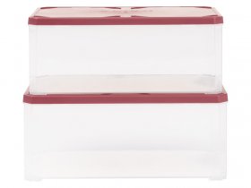 PARKSIDE® Kleinteilebox L, 2er-Set, mit separatem Deckel