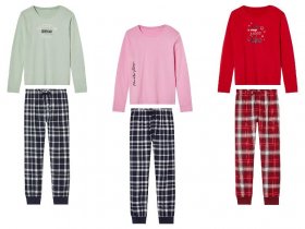 pepperts!® Kinder Pyjama, Hose aus weichem, wärmendem Flanell