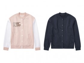 pepperts!® Kinder Mädchen College-Jacke, mit Stehkragen