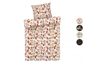 LIVARNO home Mikrofaser-Satin-Bettwäsche, B 155 x L 220 cm