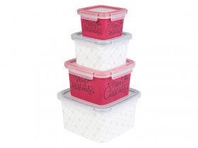 LIVARNO home Frischhaltedosen-Set, 4 Stück