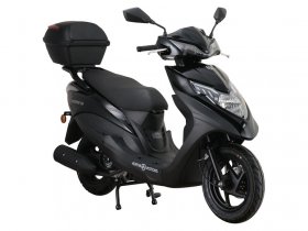 Alpha Motors Motorroller Topdrive 125 ccm 85 km/h EURO 5+ schwarz inkl. Topcase