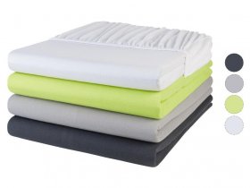LIVARNO home Jersey-Spannbettlaken, 180-200 x 200