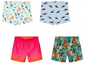 lupilu® Kleinkinder Badeshorts / Badeboxer, pflegeleichte Qualität