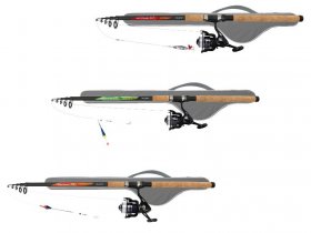 PALADIN® Zielfisch Angelset fertig montiert, mit Korkgriff