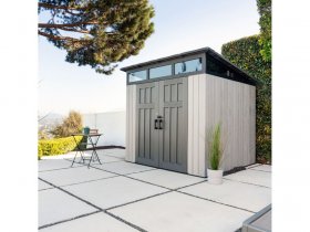 Lifetime Gerätehaus »Merkur«, Stahl/Kunststoff, mit vielen Oberlichtern