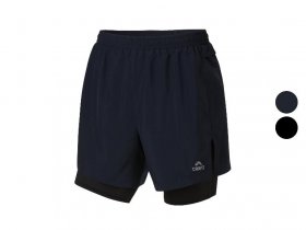 CRIVIT Herren Funktionsshorts, mit Handytasche