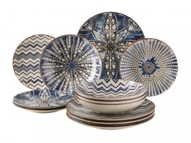 MÄSER Teller-Set »Iberico Blue«, 12-teilig