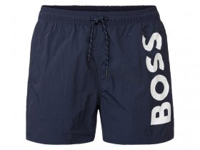 BOSS Herren Badeshorts mit Logo-Print