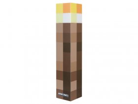 Minecraft LED Tischlampe / Fackel, mit Wandhalterung
