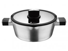 Masterpro by Roland Trettl Alu-Kochtopf, Ø 24 cm, mit Glasdeckel