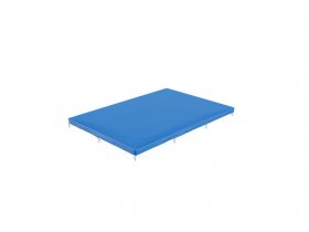 LIVARNO home Pool-Abdeckplane, eckig / rund, 300 x 207 cm / Ø 366 cm