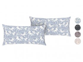 LIVARNO home Satin-Kissenbezüge, 2 Stück, 80 x 40 cm