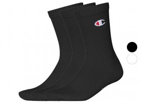 Champion Unisex Crew-Socken, 3 Paar, mit gepolsterte Komfortsohle