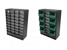 PARKSIDE® Kleinteile-Magazin, mit 33 / 17 Schubladen