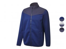CRIVIT Herren Fleecejacke mit Stehkragen