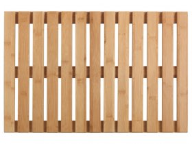 Wenko Wenko Baderost »Indoor & Outdoor«, 40 x 60 cm, mit rutschhemmender Unterseite, aus Bambus