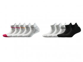 CRIVIT Damen Sport-Sneakersocken, 5 Paar, mit Fersenlasche