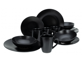 Creatable Geschirrset »Black Matt«, 16-teilig