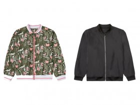 pepperts!® Kinder Mädchen Pilotenjacke mit seitlichen Eingrifftaschen