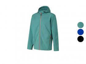 CRIVIT Herren Thermo-Softshelljacke, wasserabweisendes Obermaterial