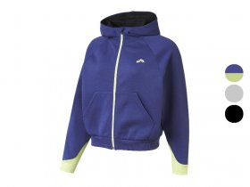 CRIVIT Damen Sweatjacke, modisch weit geschnitten