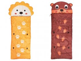 CRIVIT Kinder-Schlafsack, zweistufig größenverstellbar