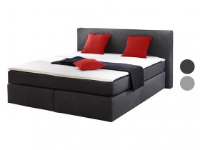 SUN GARDEN SUN GARDEN Boxspringbett »DARWIN«, mit Komfortschaum-Topper & Federkernmatratze