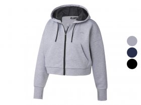 CRIVIT Damen Sweatjacke mit HeiQ Mint Technologie