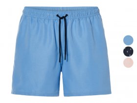 LIVERGY® Herren Badeshorts, mit Seersucker-Struktur