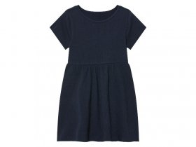 lupilu® Kinder Kleid, mit Rundhalsausschnitt