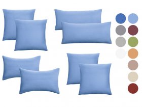 Biberna Feinjersey Kissenhülle, Doppelpack