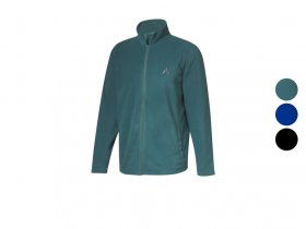 CRIVIT Herren Thermo-Fleecejacke, mit HeiQ Mint Technologie