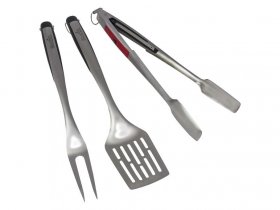 Char Broil Comfort Grip Grillbesteck, 3-teilig
