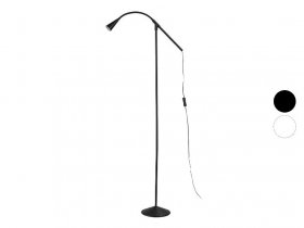 LIVARNO home LED-Stehleuchte, 1-flammig, mit flexiblem Metallarm