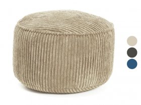 Lumaland Sitzsack-Hocker Pouf »Cord«, 50 l, mit 3-in-1-Funktion