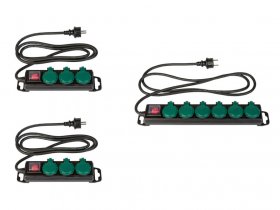 PARKSIDE® Steckdosenleiste 2x3 und 6 fach, spritzwassergeschützt