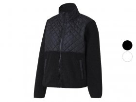 CRIVIT Damen Fleecejacke aus Lammfellimitat