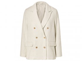 esmara® Damen Doppelreihiger Blazer in Bouclé-Qualität